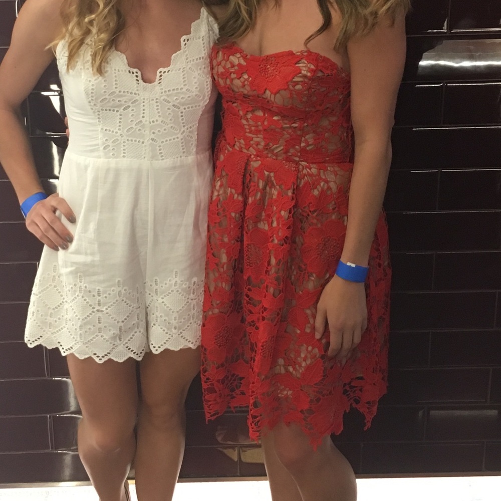 Strapless dress